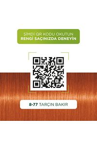 Kalıcı Doğal Renkler Saç Boyası 8-77 Tarçın Bakır ürün fotoğrafı