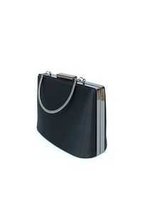 Kadın Saten Siyah Abiye Clutch Portföy Bayan Çantası ürün fotoğrafı