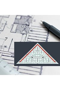 Geoderik Üçgen Cetvel 32 cm Ekstra Tutuculu Ölçekli ürün fotoğrafı