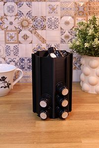 Nespresso Kapsül Kahve Uyumlu Tutucu Dekoratif Çok Amaçlı Stand Siyah ürün fotoğrafı
