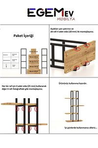 Dekoratif 5 Raflı Metal Çiçeklik Saksı Standı Saksılık ürün fotoğrafı