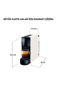 C30 Essenza Mini Espresso Kahve Makinesi, Beyaz ürün fotoğrafı