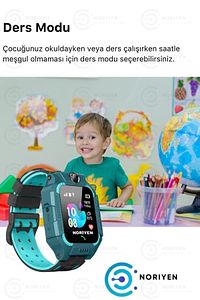 Btk Kayıtlı Çocuklar Için Sim Kartlı Kameralı Ortam Dinleme Konum Takip Özellikli Çocuk Akıllı Saat ürün fotoğrafı