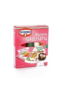 Süsleme Glazürü 4 Çeşit X 19 Gr. ürün fotoğrafı