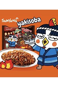 Buldak Yakisoba Kore Helal 130g ürün fotoğrafı