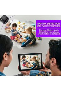 Mini casus kameralar, gizli 1080p HD kablosuz kamera, gece görüşlü, hareket algılamalı, WiFi kamera ürün fotoğrafı