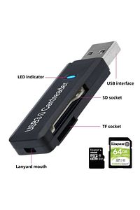 Fxn-143 Tf Usb Kart Okuyucu Bellek Usb 3.0 Mikro Sd Kart Usb Adapter Çevirici ürün fotoğrafı