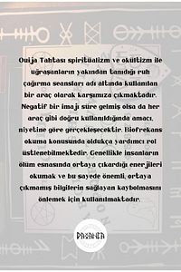 Mini Ouija Tahtası Ruh Çağırma Witchcraft Siyah Skull Desenli ürün fotoğrafı