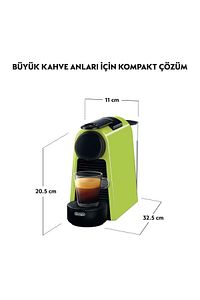 D35 Essenza Mini Yeşil Kahve Makinesi ve Süt Köpürtücü Aksesuar ürün fotoğrafı