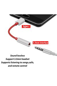 Type-C Kulaklık Dönüştürücü Çevirici Aux Adaptör ürün fotoğrafı
