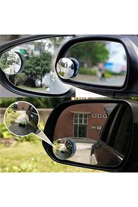 Gerçek Cam Kör Nokta Aynası Park Etme Aynası Yuvarlak 2 Adet Yapışkanlı ürün fotoğrafı
