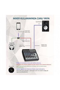Streamvox St1 G Stereo Input Canlı Yayın Sinyal Kablosu ürün fotoğrafı