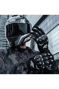Dokunmatik Ekran Uzun Parmak Korumalı Bisiklet Scooter Motosiklet Eldiveni ürün fotoğrafı