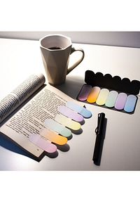 Pastel Renkli Kitap Sayfa Işaretleyici 6 Renkli ürün fotoğrafı