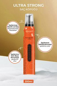 Ultra Strong Saç Köpüğü 200 ml - Güçlü Tutuş ürün fotoğrafı