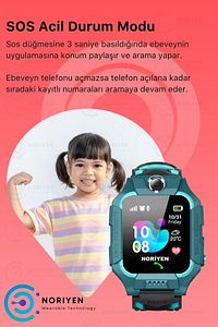 Btk Kayıtlı Çocuklar Için Sim Kartlı Kameralı Ortam Dinleme Konum Takip Özellikli Çocuk Akıllı Saat ürün fotoğrafı