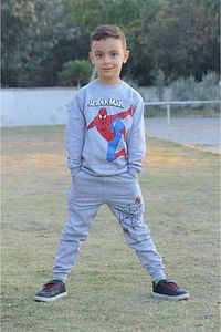 Baby Spiderman Baskılı Erkek Çocuk Eşofman Takımı ürün fotoğrafı