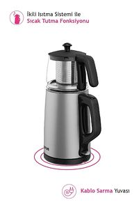 Al 795 Ic Cam & Inox Çay Makinesi ürün fotoğrafı