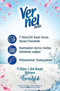 Max Konsantre Çamaşır Yumuşatıcısı 4 x 1440 ml (240 Yıkama) Gül + Lavanta + Hin. Cevizi +Şakayık ürün fotoğrafı