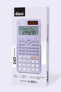 X-800 Yeni Nesil 240 Fonksiyonlu Bilimsel Hesap Makinesi, Lila ürün fotoğrafı