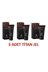 3 Adet Titan Jel Erkeklere Özel Penis Kremi 50 ml Praa1236 ürün fotoğrafı