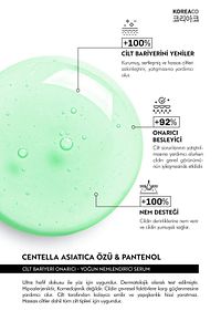 Centella & Cica & Ceramide - Onarıcı, Aydınlatıcı ,24 Saat Nemlendirme Ampoule ürün fotoğrafı