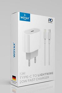 By Deji Iphone 8 X Xs Xr 11 12 13 14 / Pro Max Mini Plus Cihazları Hızlı Şarj Aleti 20w Lightning ürün fotoğrafı