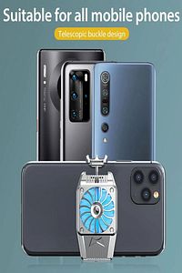 Oyun Hızlandırıcı Şarjlı Telefon Soğutucu Fan Cep Telefonu Radyatör Soğutucu ürün fotoğrafı