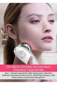 Akıllı Güzellik Robotu - Yüz Kaldırma Masaj Bakım (BEYAZ)- Ems Güzellik Cihazı ürün fotoğrafı