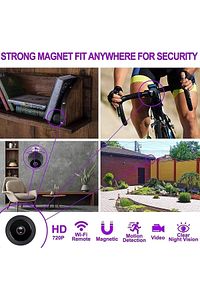 Mini casus kameralar, gizli 1080p HD kablosuz kamera, gece görüşlü, hareket algılamalı, WiFi kamera ürün fotoğrafı
