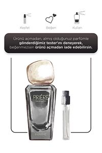 Priére Edp Kadın Parfüm 50ml | Baharatlı Ve Çiçeksi | Erik, Karanfil, Gül, Şeftali, Vanilya, Amber ürün fotoğrafı