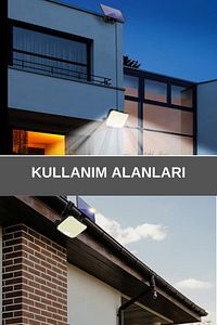 Güneş Enerjili Solar Hareket Sensörlü Dış Mekan Aydınlatma 106 Ledli Bahçe Balkon Aydınlatma ürün fotoğrafı