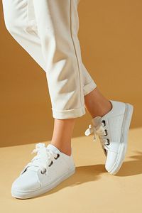 Beyaz Kadın Spor Sneaker Casuel Günlük Ayakkabı ürün fotoğrafı