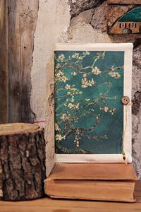 Kitap Kılıfı - Van Gogh Badem Ağacı ürün fotoğrafı