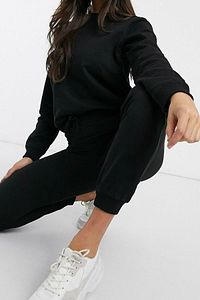 Kadın Siyah Pamuklu Pijama Takımı ürün fotoğrafı