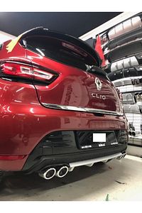 Renault Clio 4 Bagaj Üstü Spoiler Spoyler Parlak Siyah 2012-2019 ürün fotoğrafı