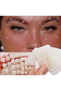 Kadın Incili Sticker Saç Vücut Ve Yüz Taşı ürün fotoğrafı