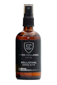 Super Colloidal Kolloidal Gümüş Suyu 100ml 40ppm ürün fotoğrafı