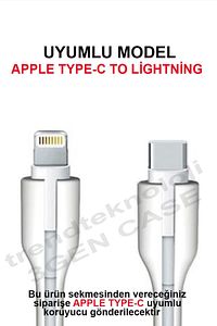 KABLO UCU KORUYUCU İPHONE 11-12-13-14-PRO-PROMAX-PLUS İLE UYUMLU SİLİKON KAPAK ürün fotoğrafı