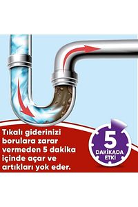 Turbo Hijyenik Gider, Lavabo Açıcı Jel 500 ml ürün fotoğrafı