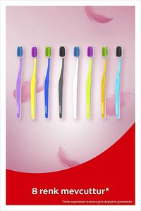 Ultra Soft Diş Etleri Için Nazik Temizlik Yumuşak Diş Fırçası Fırça Kabı Hediye ürün fotoğrafı