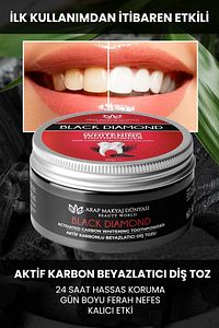 Black Dıamond Aktif Karbon Diş Beyazlatma Tozu 50 gr ürün fotoğrafı