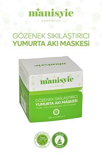 Gözenek Sıkılaştırıcı Yumurta Akı Maskesi - Pore Tightening Egg White Mask ürün fotoğrafı