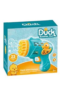 Duck Çok Delikli Pilli Köpük Atan Baloncuk Çıkaran Tabanca Oyuncağı 23 Dilekli ürün fotoğrafı