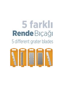 5 Aparatlı Şarjörlü Rende Pratik Doğrayıcı ürün fotoğrafı
