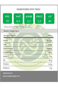 Glutensiz Karnıyarık Otu Tozu Psyllium 300 gr ürün fotoğrafı