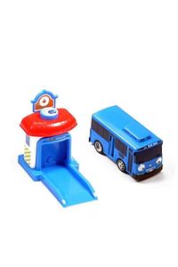 4 Lü Set Tayo Otobüs Ve Garaj Seti Tayo Oyuncakları Tayo Otobüs Garajı ürün fotoğrafı