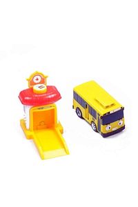 4 Lü Set Tayo Otobüs Ve Garaj Seti Tayo Oyuncakları Tayo Otobüs Garajı ürün fotoğrafı