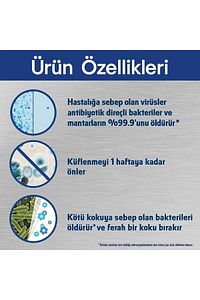 Dezenfektan Sprey Temizliğin Esintisi 2'li, Yüzeyler Için, 2x400 Ml ürün fotoğrafı