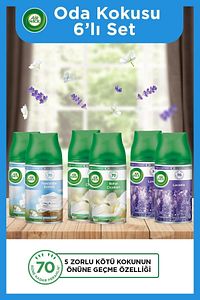 Oda Kokusu Freshmatic Makine Yedek Spreyi 250 Ml X 6, Temizliğin Esintisi, Bahar Çiçekleri, Lavanta ürün fotoğrafı